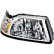 1590269 Passenger Side Halogen Headlight, With bulb(s), OE Replacement