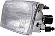 1590282 Driver Side Halogen Headlight, With bulb(s), OE Replacement