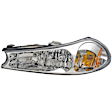1590292 Driver Side Halogen Headlight, With bulb(s), OE Replacement