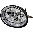 1590294 Driver Side Halogen Headlight, With bulb(s), OE Replacement