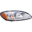1590298 Passenger Side Halogen Headlight, With bulb(s), OE Replacement