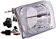 1590310 Driver Side Halogen Headlight, With bulb(s), OE Replacement