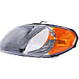 2004 Chrysler Town & Country Touring 6 Cyl 3.8L - Driver Side Halogen Headlight, With bulb(s), Without Signal Socket, OE Replacement
