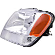 1590316 Driver Side Headlight, With bulb(s) - 99-04 Grand Cherokee (Limited/Overland Model)