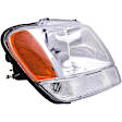 1590317 Passenger Side Headlight, With bulb(s) - 99-04 Grand Cherokee (Limited/Overland Model)