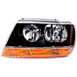 1590318 Driver Side Headlight, With bulb(s) - 99-04 Grand Cherokee (Laredo/Sport/Columbia/Freedom/Special Edition Model), Production Date up to 01/02/2001