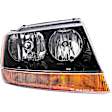 1590319 Passenger Side Headlight, With bulb(s) - 99-04 Grand Cherokee (Laredo/Sport/Columbia/Freedom/Special Edition Model), Production Date up to 01/02/2001
