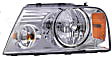 1590320 Driver Side Halogen Headlight, With bulb(s), OE Replacement