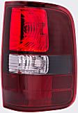 1590329 Passenger Side Halogen Tail Light, Without bulb(s), Clear & Red Lens, Fleetside, OE Solutions Series