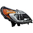 1590336 Passenger Side Halogen Headlight, With bulb(s), Clear & Amber Lens, OE Solutions Series