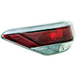 1590344 Driver Side Halogen Tail Light, With bulb(s), Clear & Red Lens, OE Solutions Series