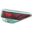 1590345 Passenger Side Halogen Tail Light, With bulb(s), Clear & Red Lens, OE Solutions Series