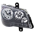 1590386 Passenger Side Halogen Headlight, With bulb(s), Clear Lens, OE Solutions Series