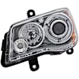 1590387 Driver Side Halogen Headlight, With bulb(s), Clear Lens, OE Solutions Series