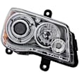 1590388 Passenger Side Halogen Headlight, With bulb(s), Clear Lens, OE Solutions Series