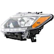 1590389 Driver Side Halogen Headlight, With bulb(s), Clear Lens, OE Solutions Series