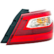 1590392 Passenger Side Halogen Tail Light, With bulb(s), Clear & Red Lens