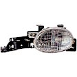 1590406 Driver Side Halogen Headlight, With bulb(s), OE Replacement
