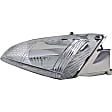 1590408 Driver Side Halogen Headlight, With bulb(s), OE Replacement