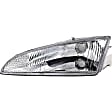 1590408 Driver Side Halogen Headlight, With bulb(s), OE Replacement