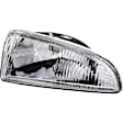 1590409 Passenger Side Halogen Headlight, With bulb(s), OE Replacement