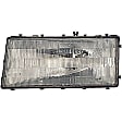 1590412 Driver Side Halogen Headlight, With bulb(s), OE Replacement
