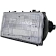 1590413 Passenger Side Halogen Headlight, With bulb(s), OE Replacement