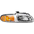 1590420 Driver Side Halogen Headlight, With bulb(s), OE Replacement