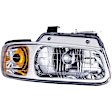 1590420 Driver Side Halogen Headlight, With bulb(s), OE Replacement