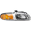 1590421 Passenger Side Halogen Headlight, With bulb(s), OE Replacement
