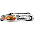 1590427 Passenger Side Halogen Headlight, With bulb(s), OE Replacement