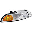 1590427 Passenger Side Halogen Headlight, With bulb(s), OE Replacement