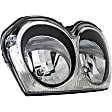 1590433 Passenger Side Halogen Headlight, With bulb(s), OE Replacement