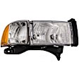 1590467 Passenger Side Halogen Headlight, With bulb(s), OE Replacement