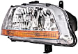 1590500 Driver Side Halogen Headlight, With bulb(s), OE Replacement