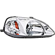 1590505 Passenger Side Halogen Headlight, With bulb(s), OE Replacement