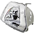 1590505 Passenger Side Halogen Headlight, With bulb(s), OE Replacement