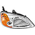 1590507 Passenger Side Halogen Headlight, With bulb(s), OE Replacement, Sedan