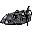 1590507 Passenger Side Halogen Headlight, With bulb(s), OE Replacement, Sedan