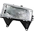 1590522 Driver Side Halogen Headlight, With bulb(s), OE Replacement