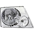 1590527 Passenger Side Halogen Headlight, With bulb(s), OE Replacement