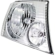 1590527 Passenger Side Halogen Headlight, With bulb(s), OE Replacement