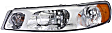 1590534 Driver Side Halogen Headlight, With bulb(s), OE Replacement