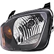 1590556 Driver Side Halogen Headlight, With bulb(s), OE Replacement