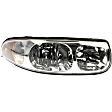 1590565 Passenger Side Halogen Headlight, With bulb(s), OE Replacement