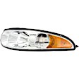 1590566 Driver Side Halogen Headlight, With bulb(s), OE Replacement