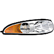 1590567 Passenger Side Halogen Headlight, With bulb(s), OE Replacement