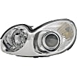 1590574 Driver Side Halogen Headlight, With bulb(s), OE Replacement