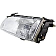 1590614 Driver Side Halogen Headlight, With bulb(s), OE Replacement