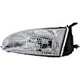 1590666 Driver Side Halogen Headlight, With bulb(s), OE Replacement